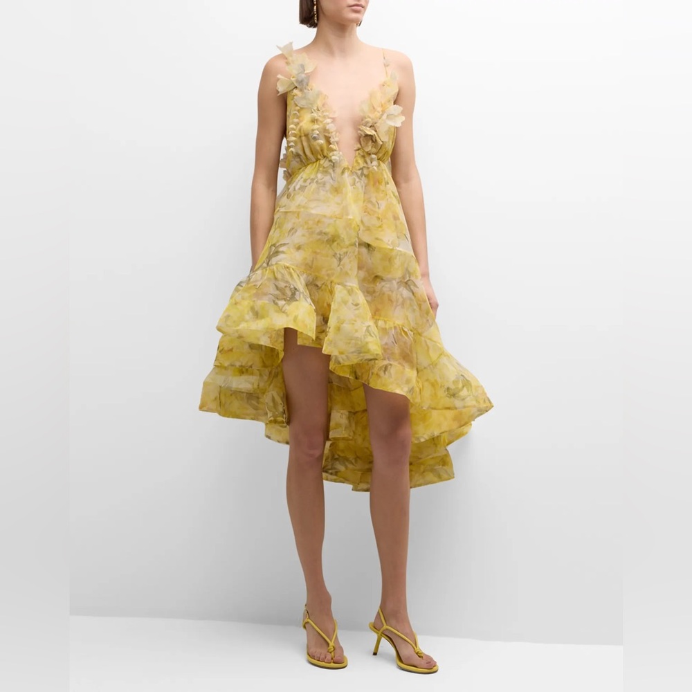 Zimmermann Silk Harmony Asymmetrical Dress